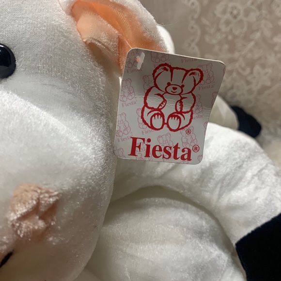 2 twin Fiesta cow plush stuffed animals 19-22" - Picture 2 of 9